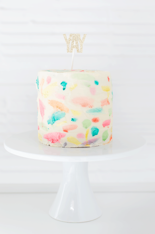Watercolor Cake