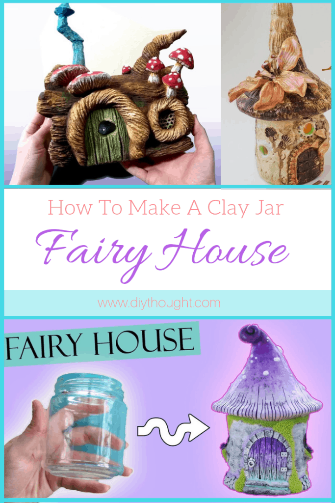 How To Make A Clay Jar Fairy House - diy Thought