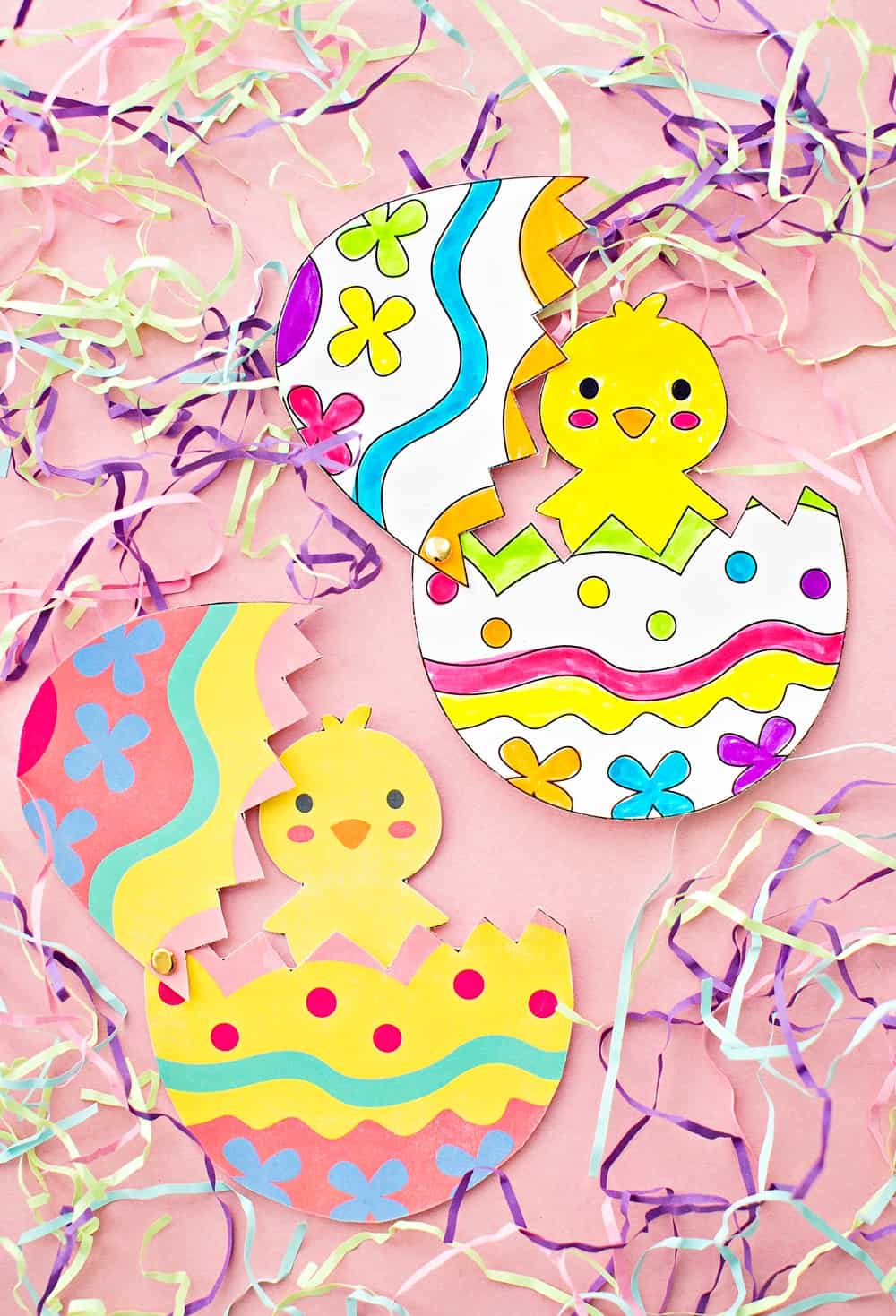 hatching chick paper craft