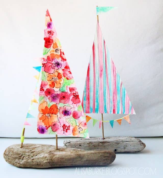 driftwood boat