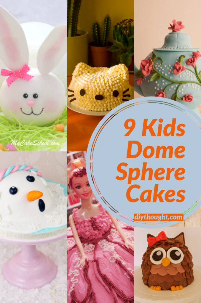 dome sphere shaped cakes