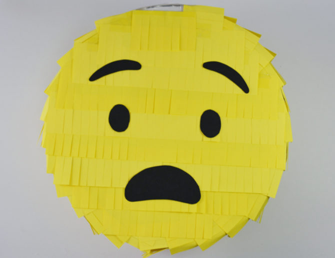 DIY emoji Pinata