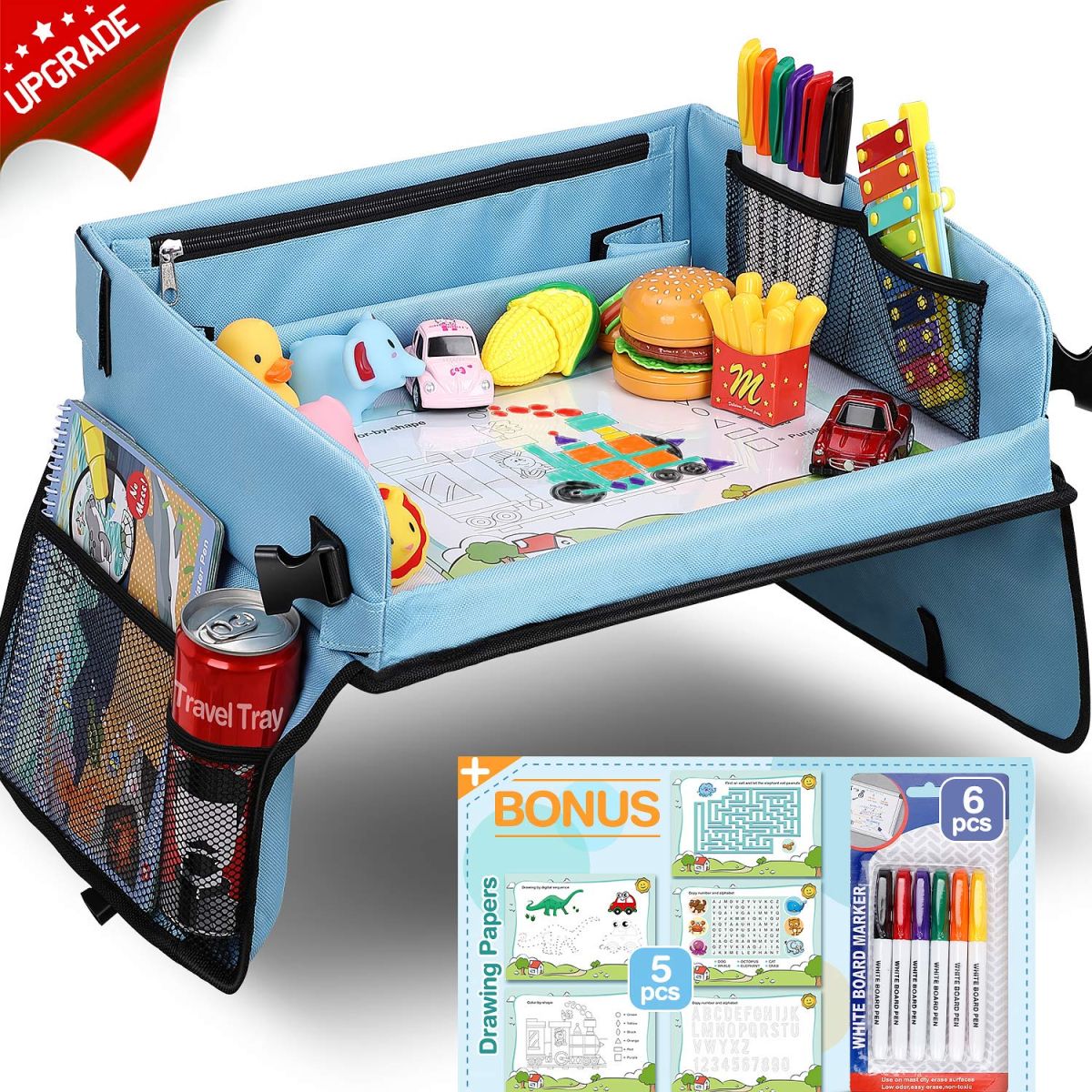 The Ultimate In Car Travel Tray & Organizer