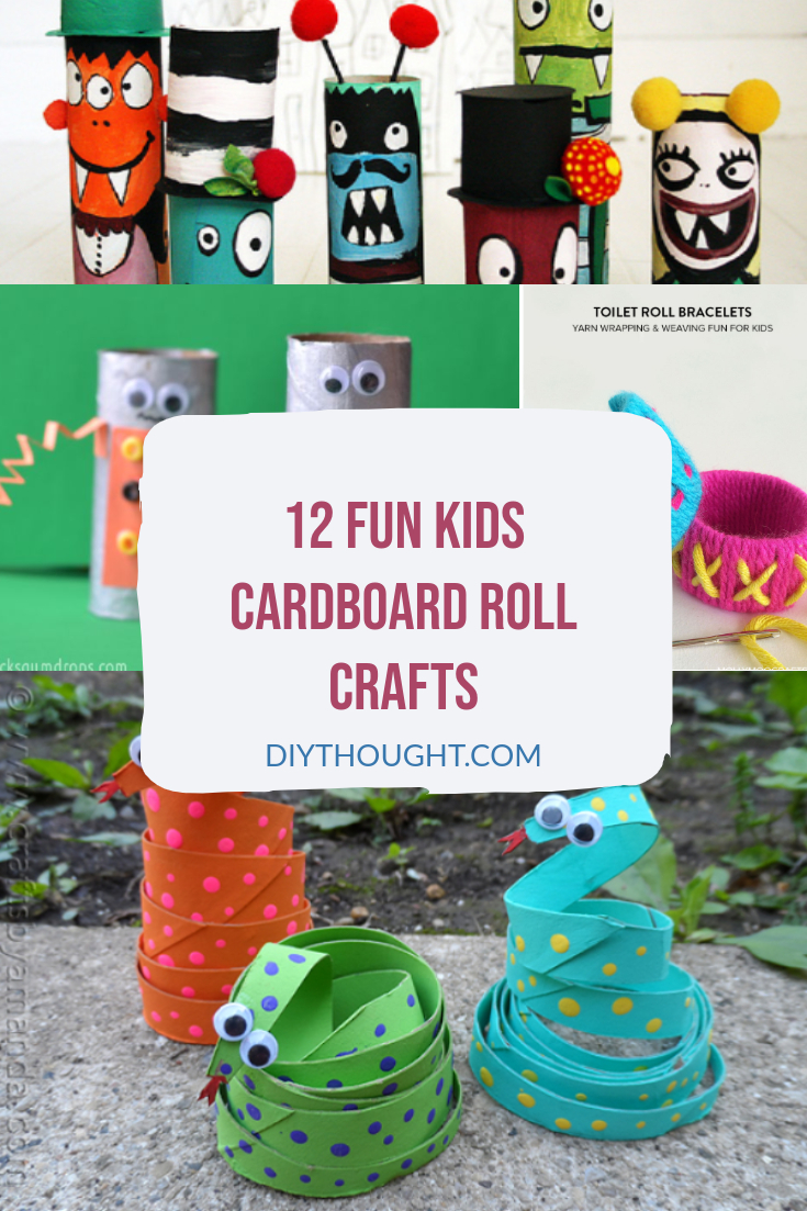 8 Kids Craft Projects From Recycled Materials - diy Thought
