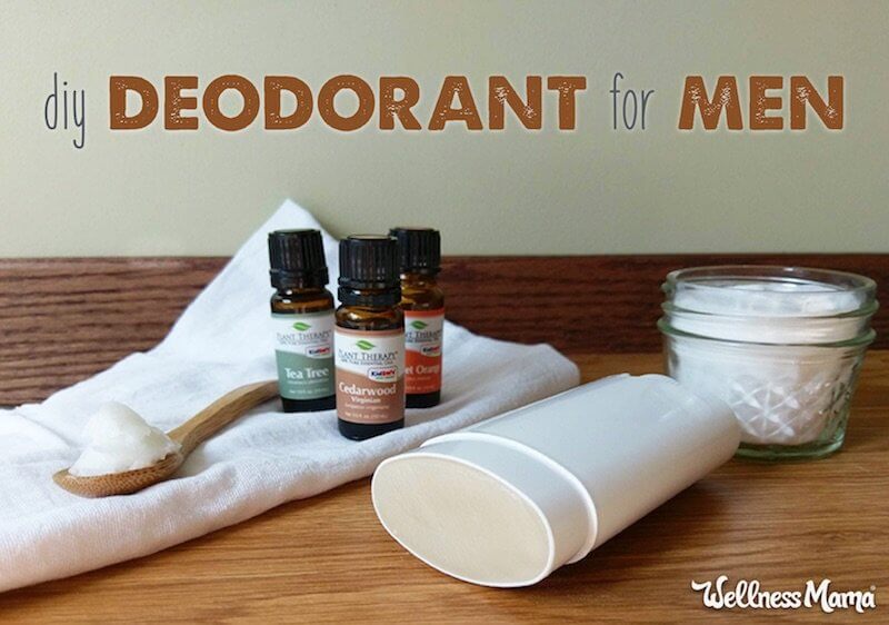DIY natural deodorants man