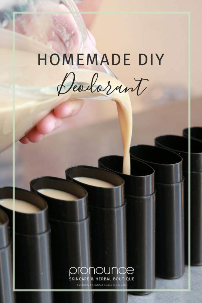 DIY natural deodorants