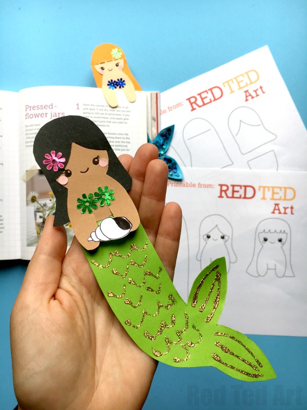 mermaid bookmark