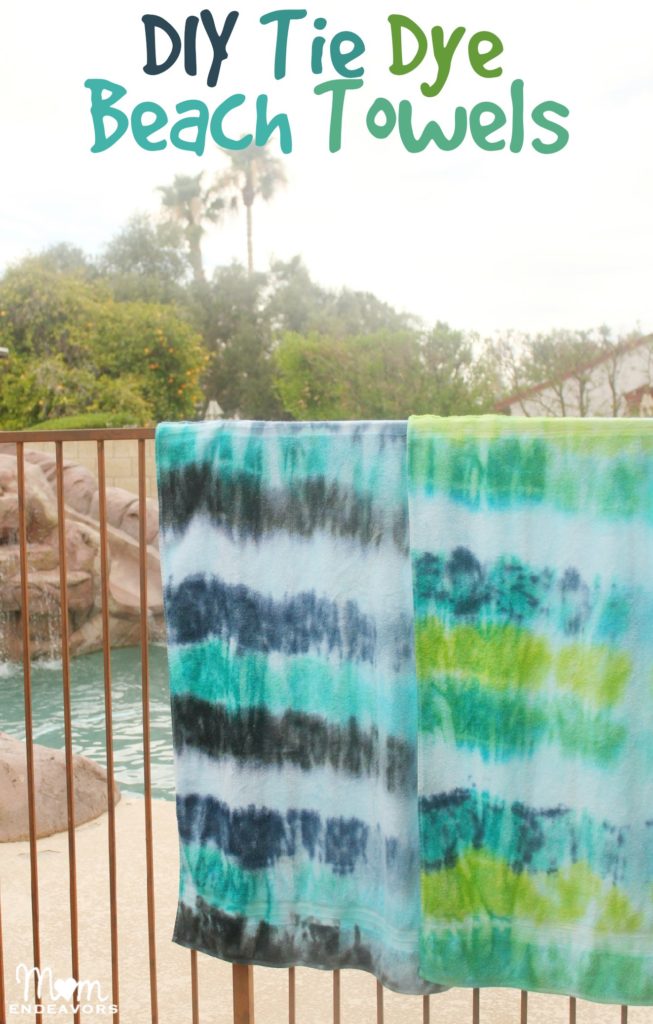 tie dye beach towel
