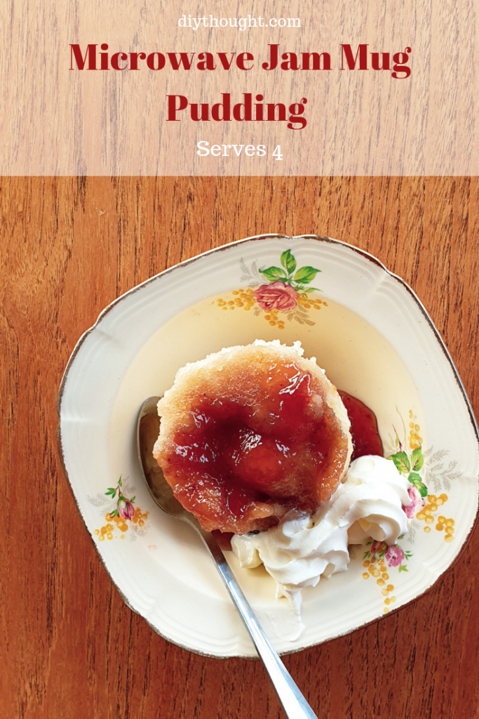 Microwave Jam Mug Pudding