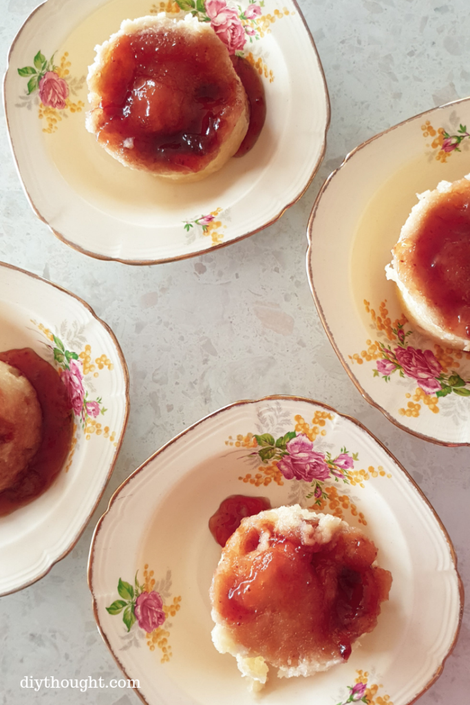 Microwave Jam Mug Pudding