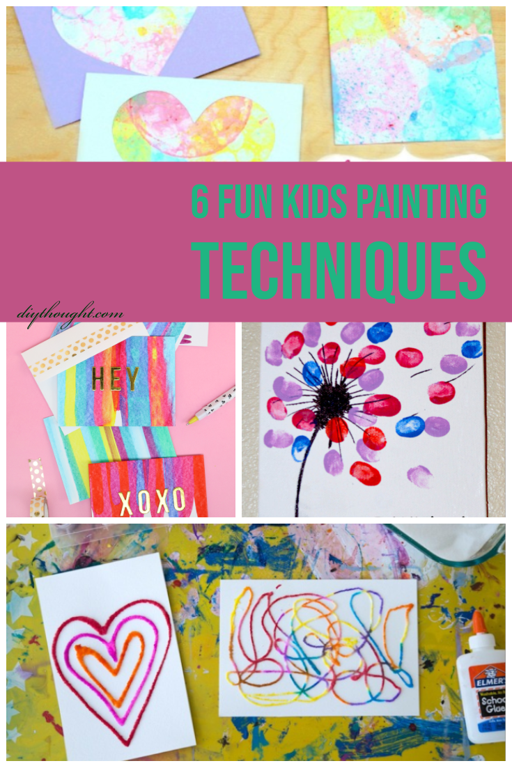 kids fun painting techniques