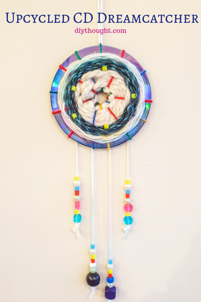 upcycled dreamcatcher craft