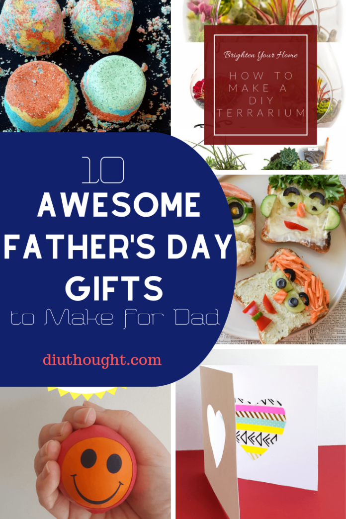10 Awesome Father's Day Gifts to Make for Dad diy Thought