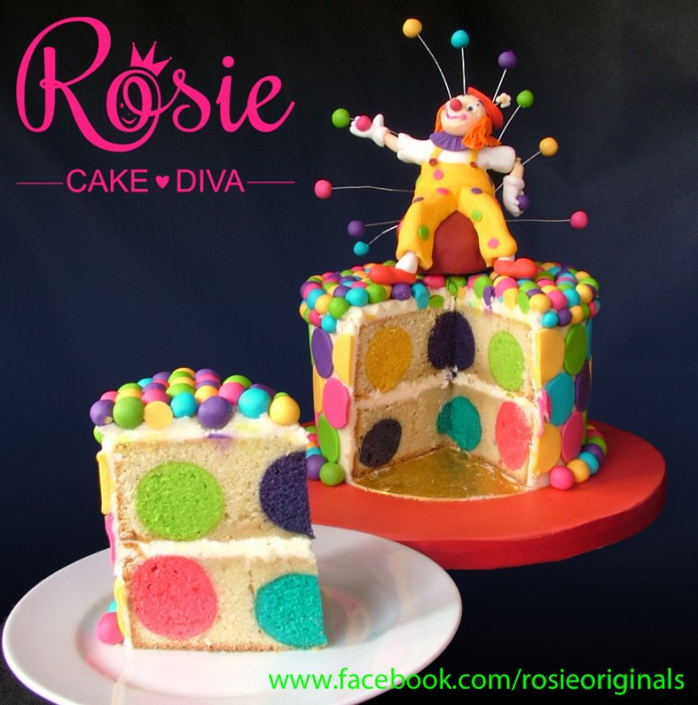 how to make a clown fondant topper