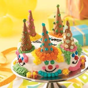 clown cone cake tutorial