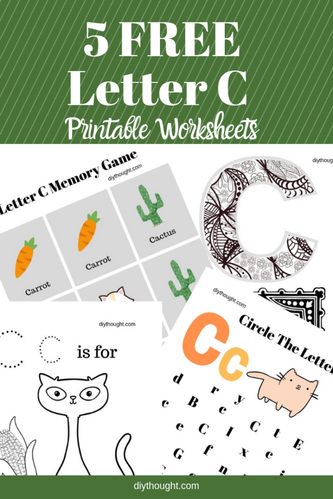 5 free letter C printable worksheets