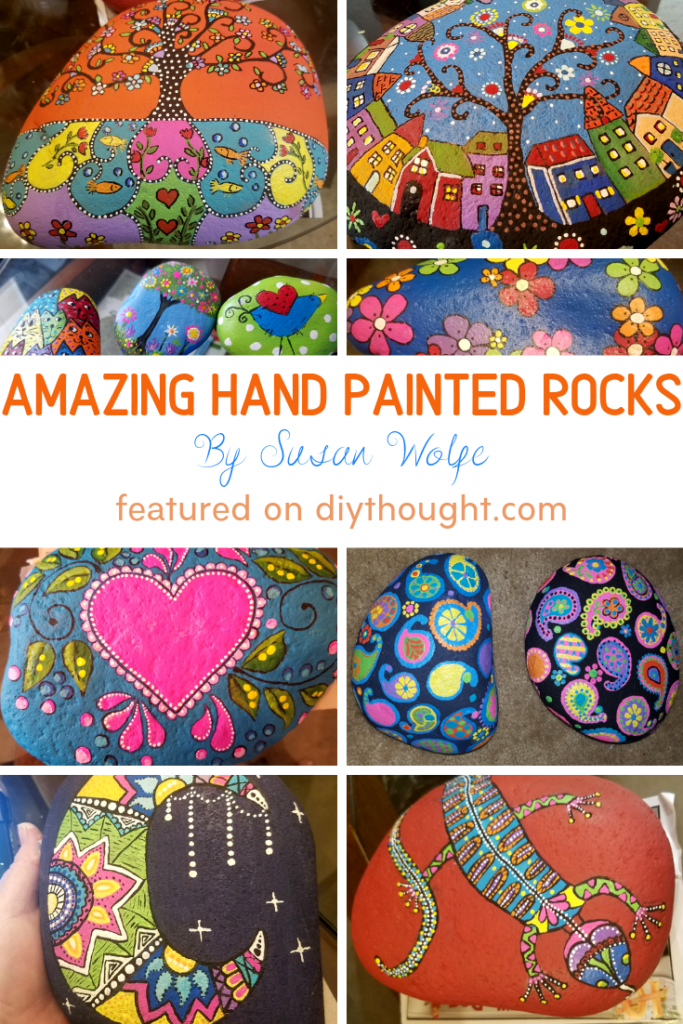 hand painted rocks tutorial