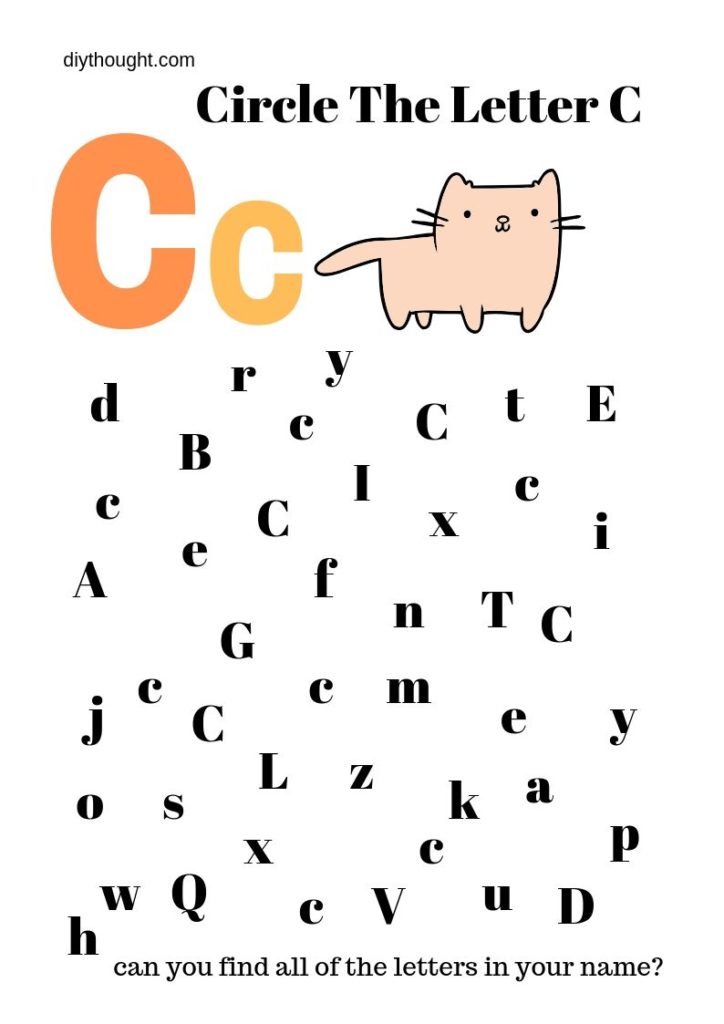 5 Letter C Printable Worksheets diy Thought