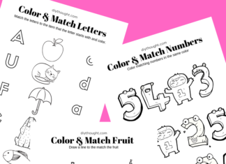 color and match printables