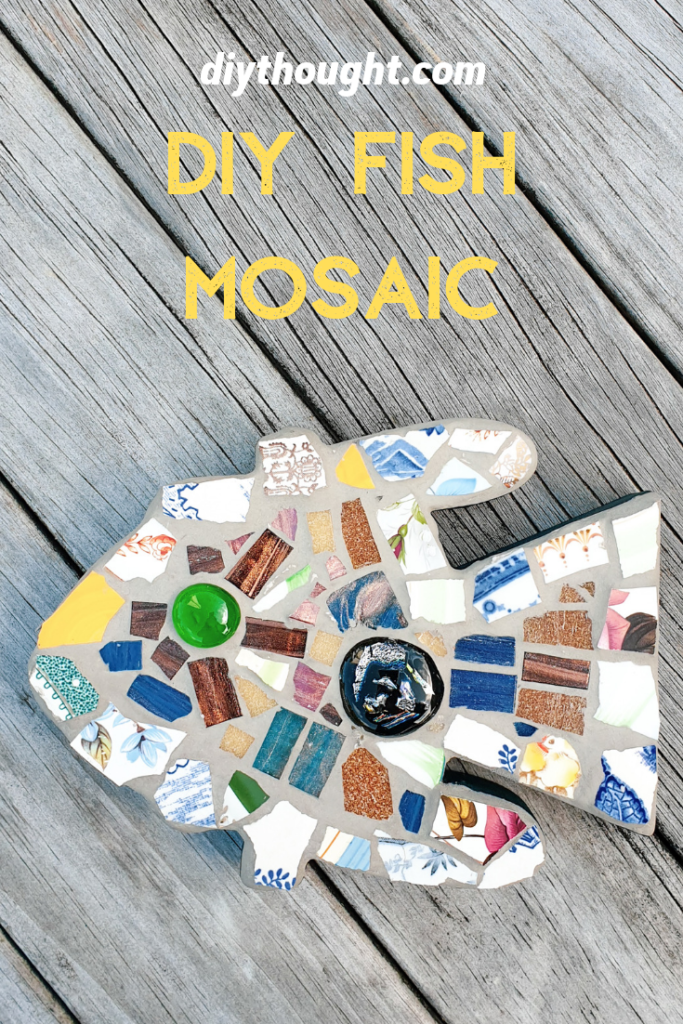 mosaic fish DIY