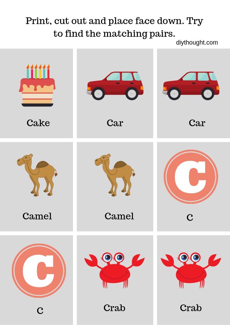 5 Letter C Printable Worksheets - diy Thought