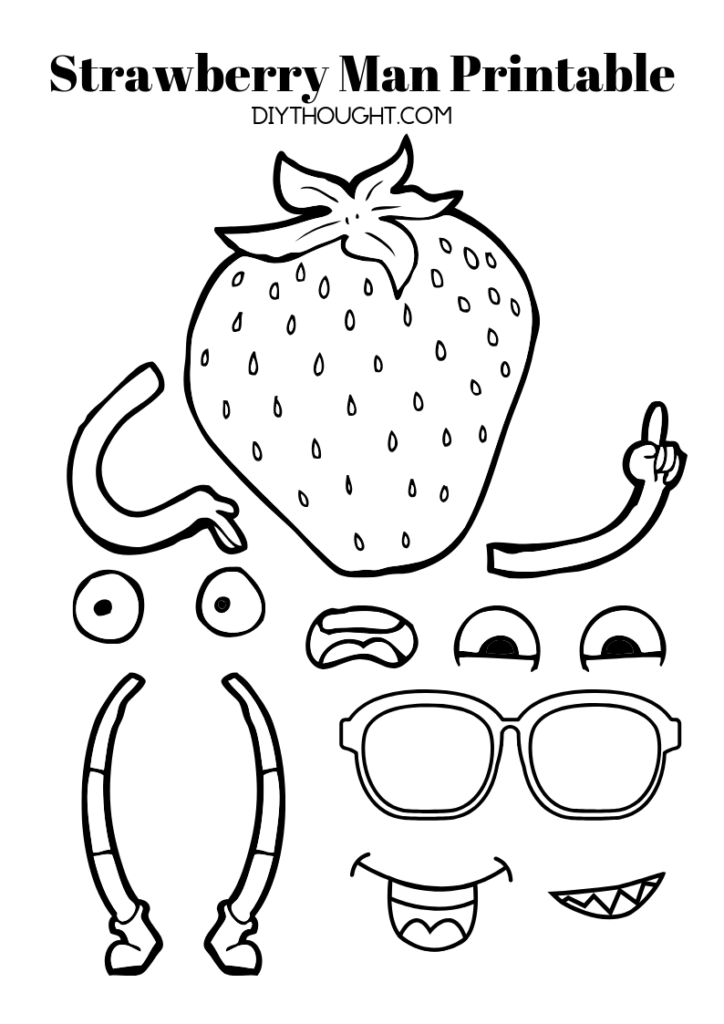 strawberry man printable