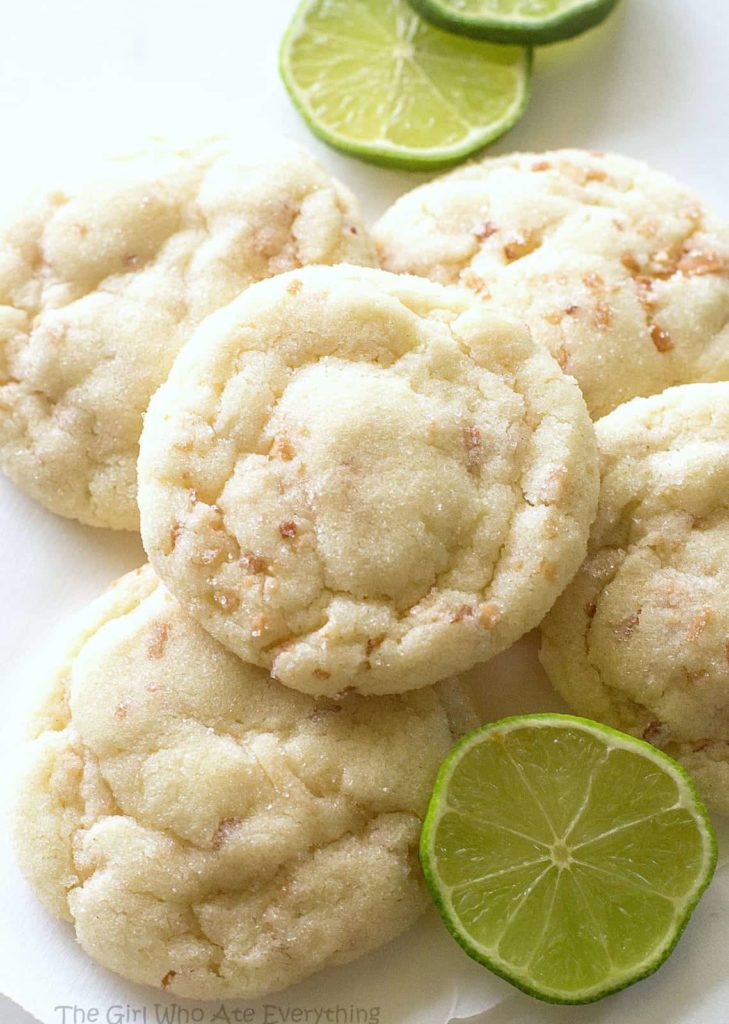coconut lime sugar cookies