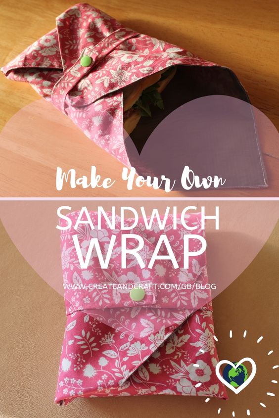 fabric sandwich wrap tutorial