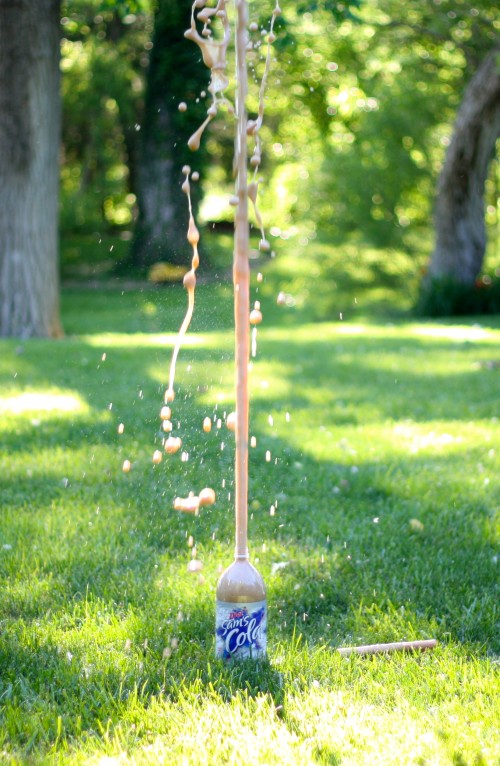 mentos geyser