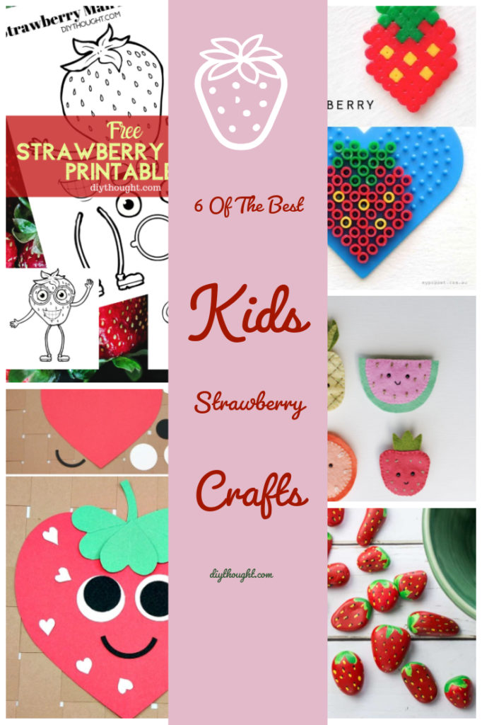 kids strawberry crafts