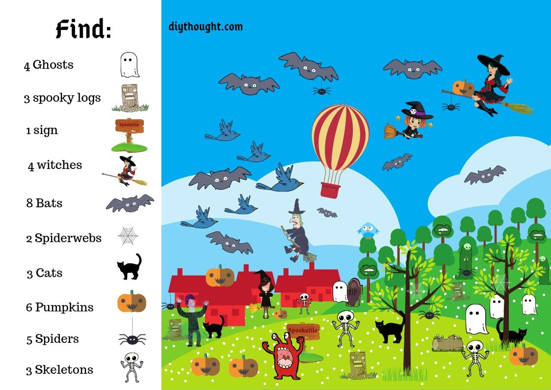 Free Spookville Halloween Printable Pack
