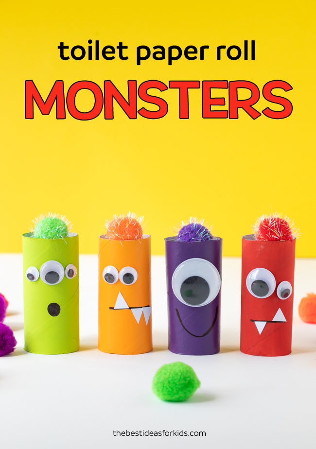toilet roll monsters