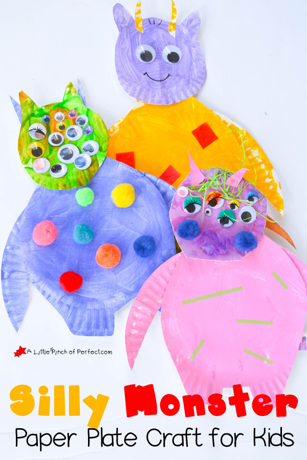 paper plate monsters