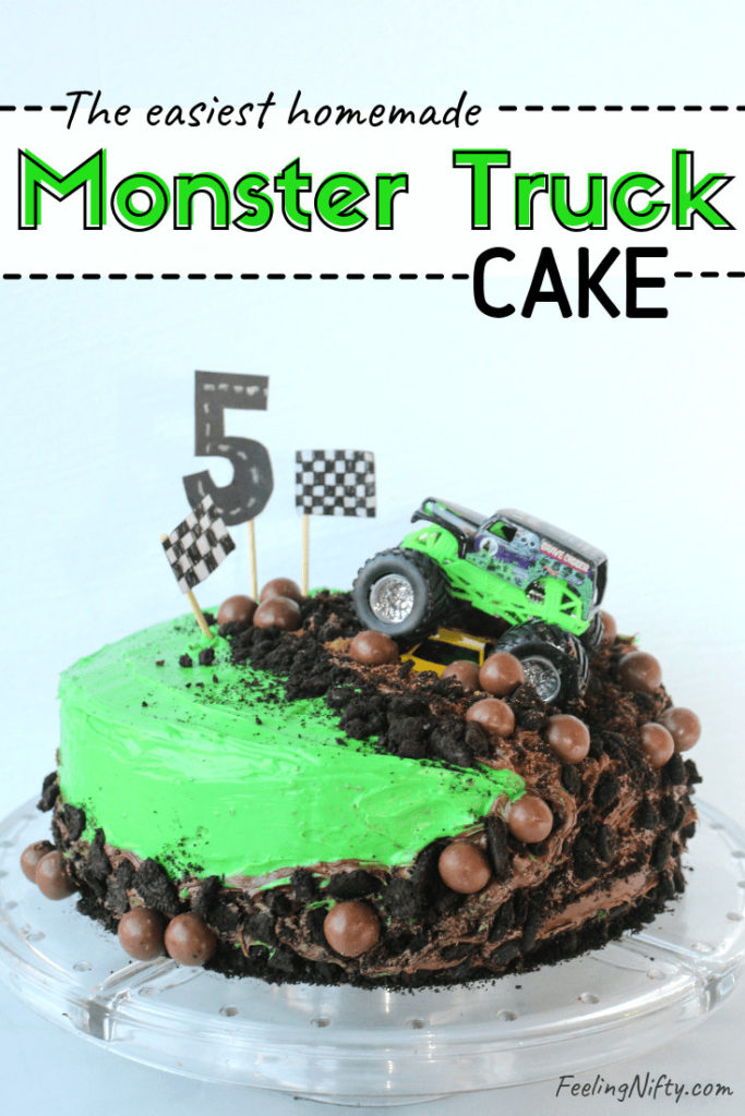 monster truck cake 