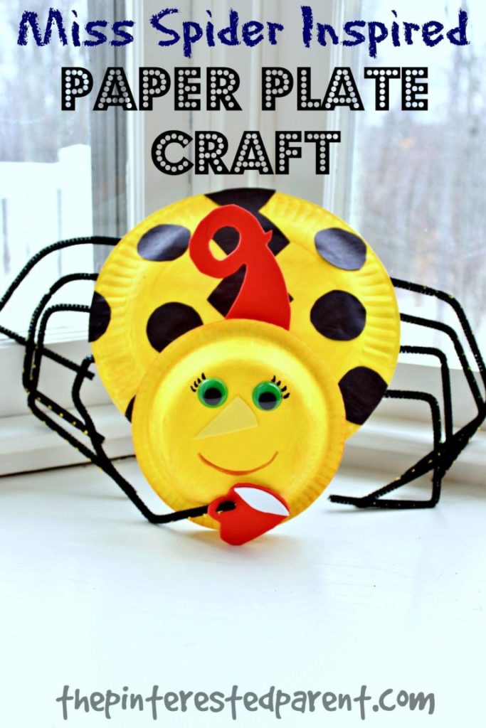 paper plate spider