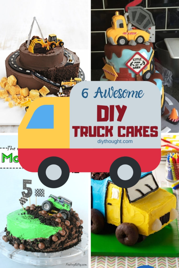 6 Awesome DIY truck cakes
