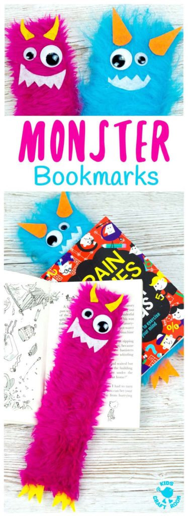 monster bookmarks 