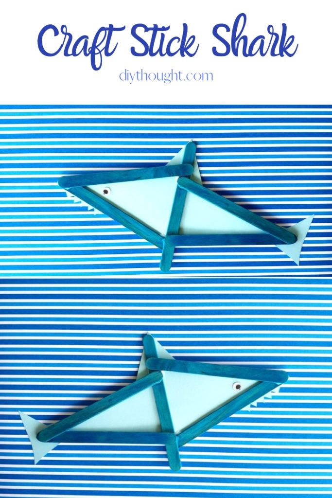 craft stick shark