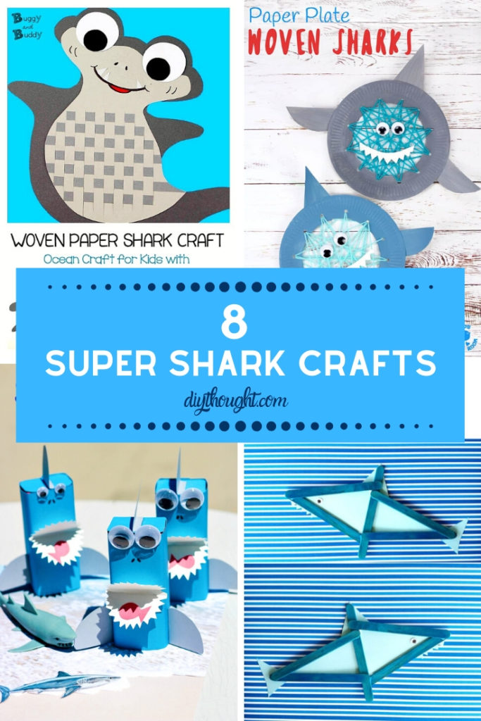 8 super shark crafts for kids