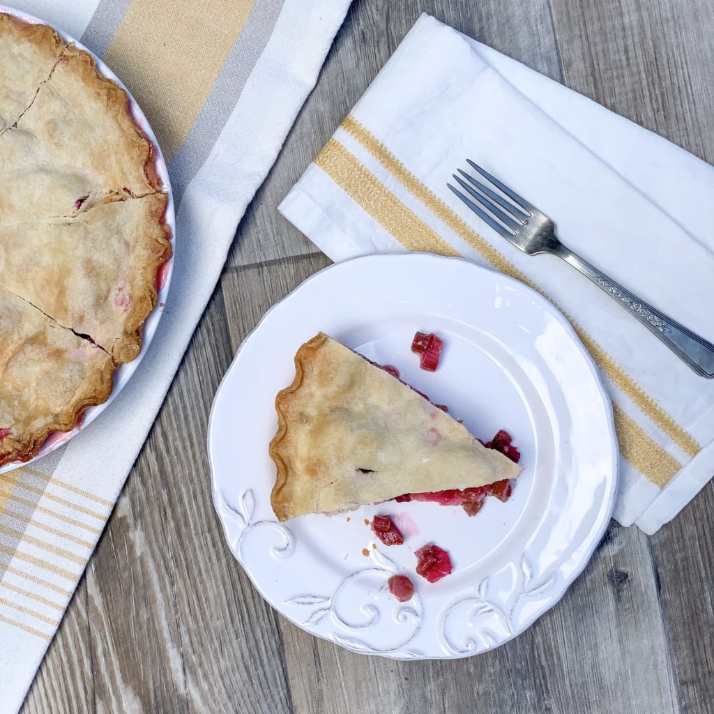 rhubarb pie