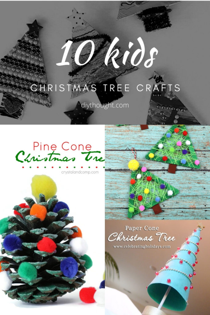 10 kids christmas tree crafts