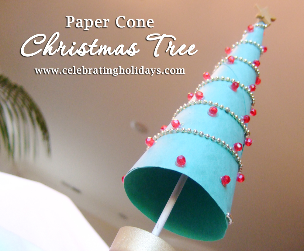 paper cone christmas tree 
