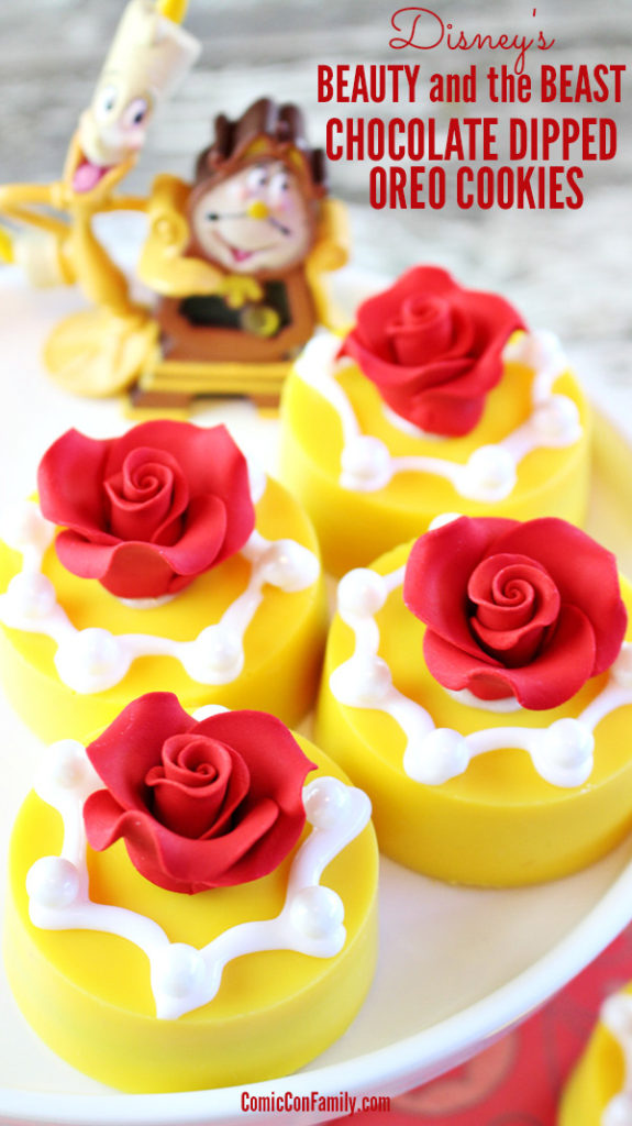beauty and the beast oreo cookies