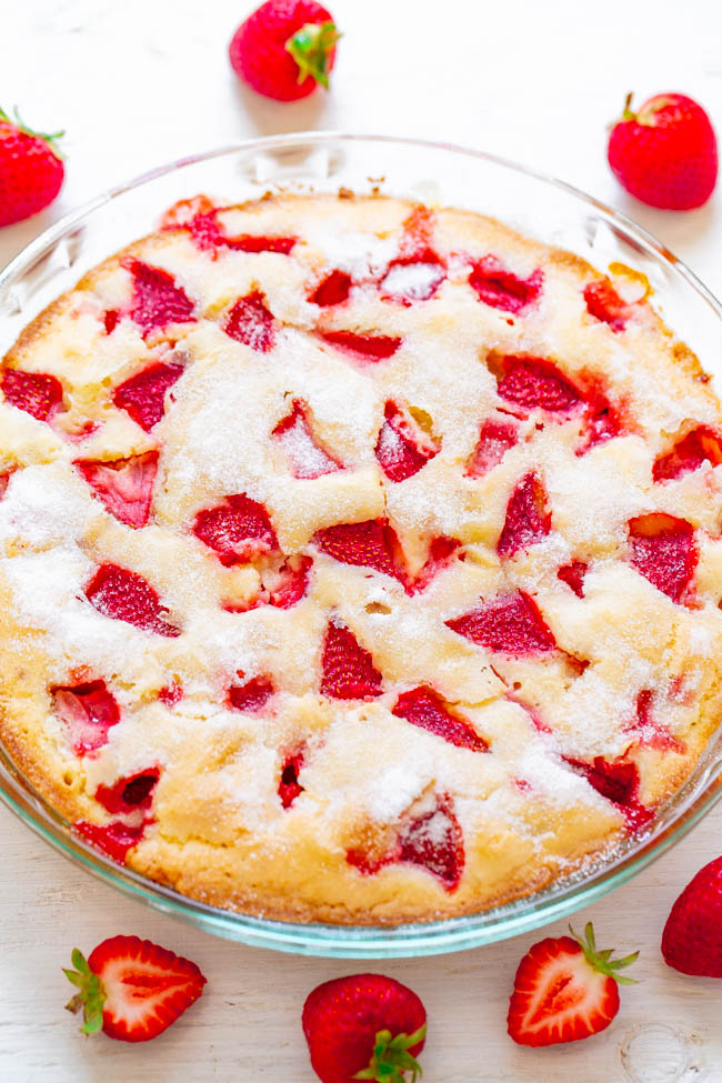 crustless strawberry pie 