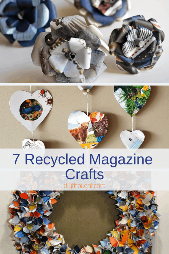 recycled magazine crafts