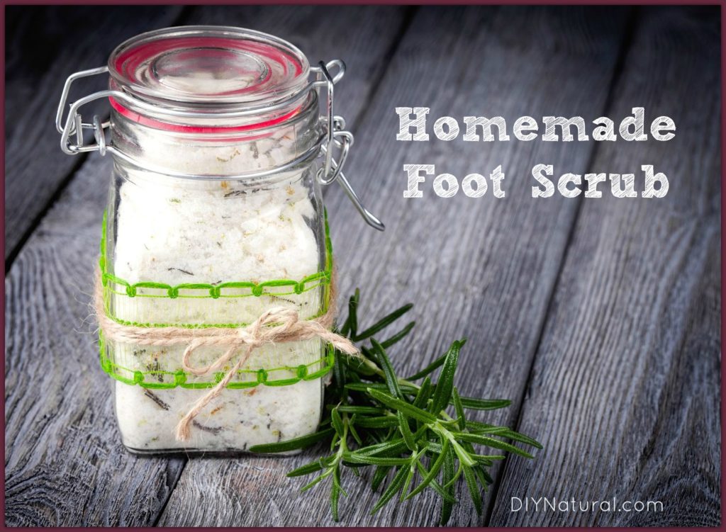 homemade foot scrub