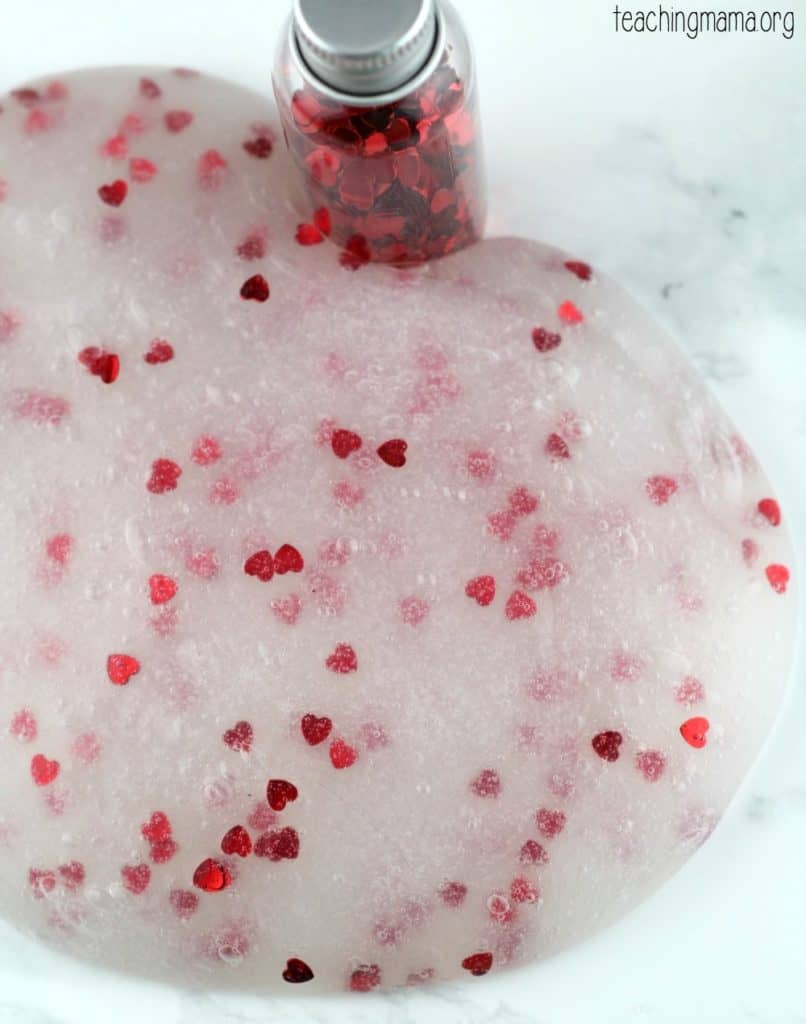 valentines slime