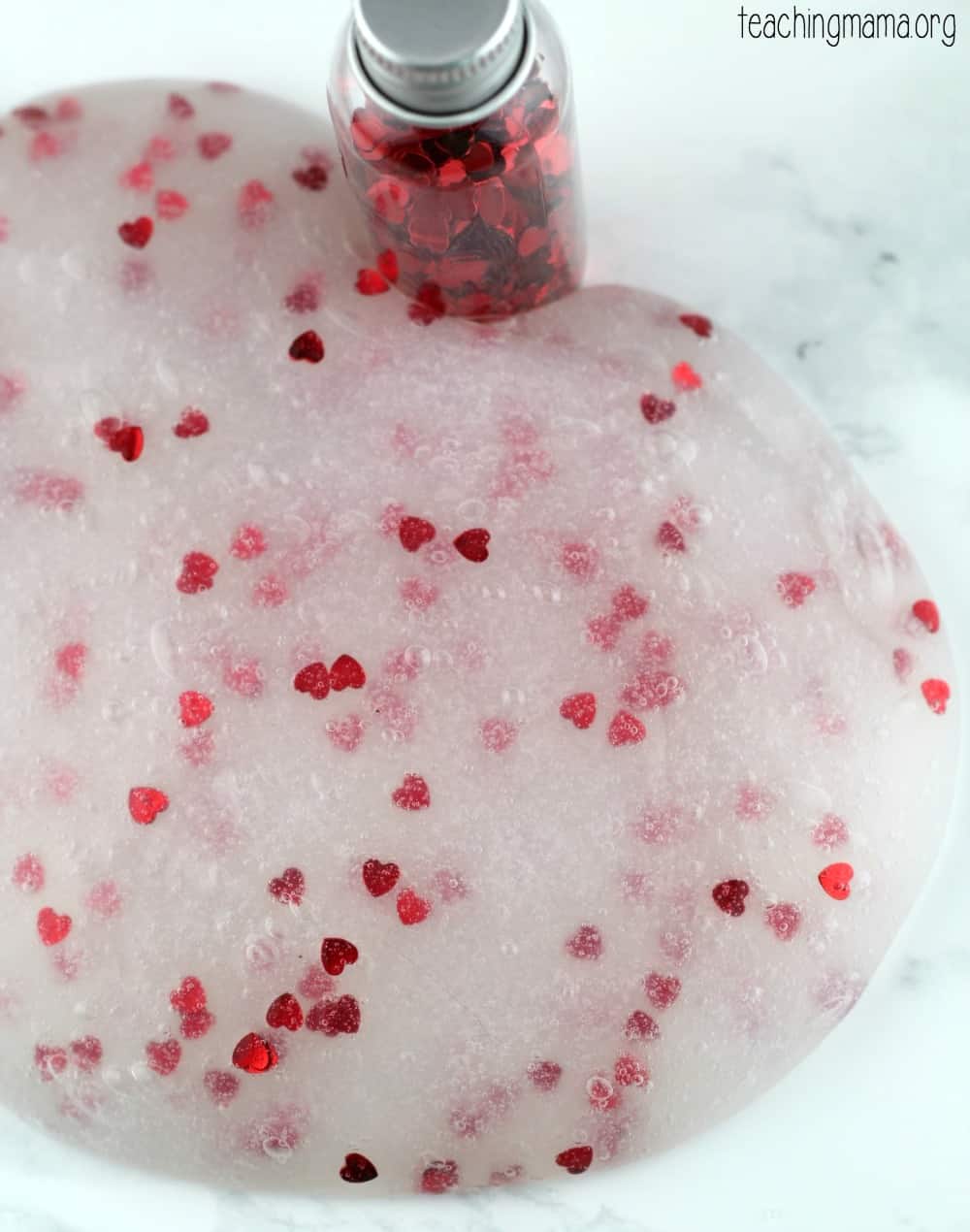 valentines slime