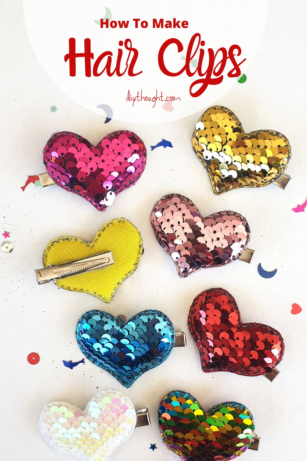 how to make hair clips