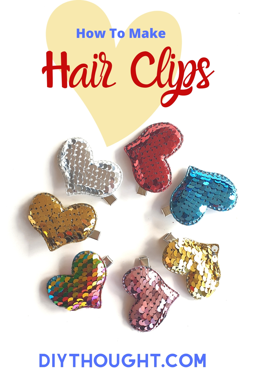 how to make hair clips DIY tutorial